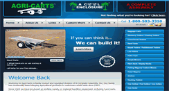 Desktop Screenshot of agri-carts.com